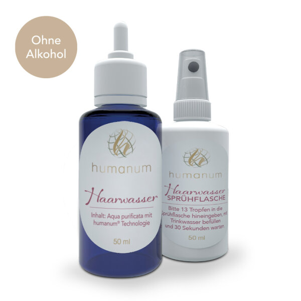 Haarwasser ohne Alkohol